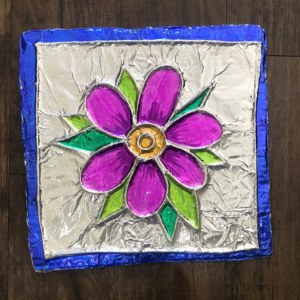 How To Make Colourful Embossed Foil Art - Mary Frances Trust