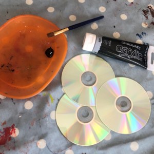 Material for CD painting