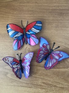 Finished butterflies