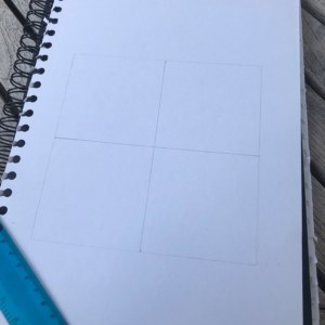 Make a cross pattern