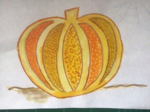 Pumpkin Zentangle