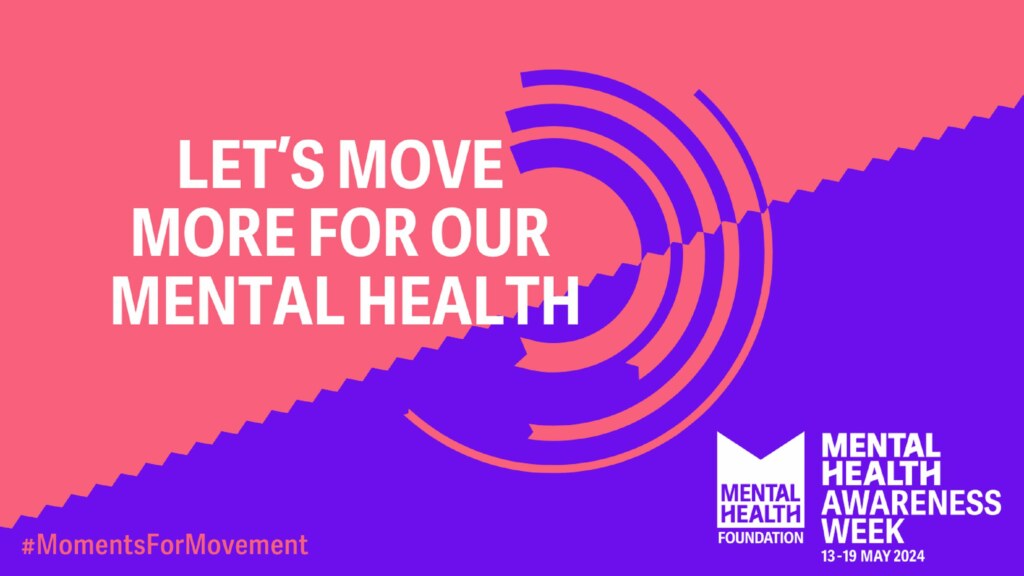 Let's Move More for our Mental Health graphic