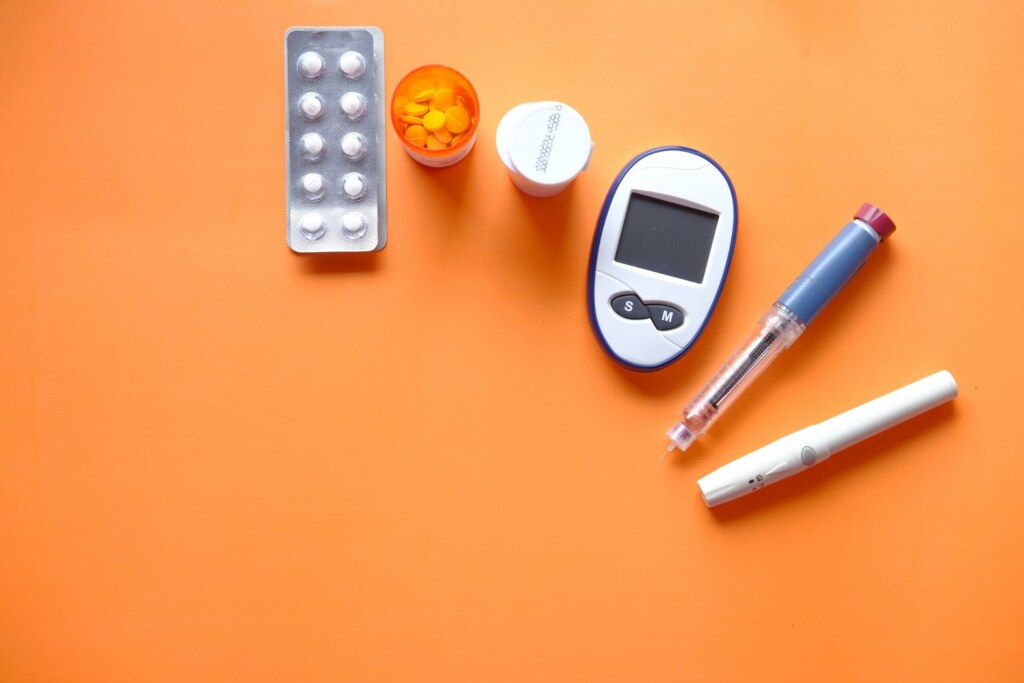 Photo of diabetes management kit